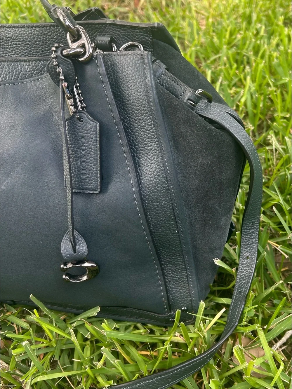 Coach Dreamer 36 Mixed Leather Satchel